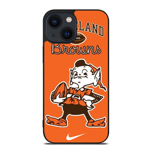 CLEVELAND BROWNS FOOTBALL MASCOT iPhone 14 Plus Case Cover