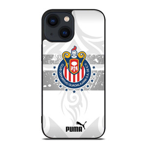 CLUB DEPORTIVO GUADALAJARA PUMA WHITE iPhone 14 Plus Case Cover