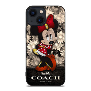 COACH FLOWER MINNIE MOUSE iPhone 14 Plus Case Cover