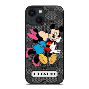 COACH MINNIE MICKEY MOUSE KISS iPhone 14 Plus Case Cover