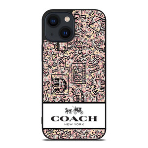COACH NEW YORK ABSTRACK iPhone 14 Plus Case Cover