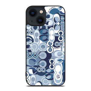 COACH NEW YORK BLUE iPhone 14 Plus Case Cover COACH NEW YORK BLUE iPhone 14 Plus Case Cover