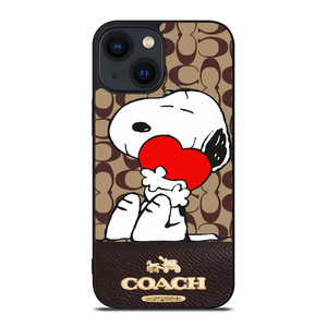 COACH NEW YORK SNOOPY iPhone 14 Plus Case Cover