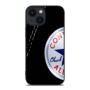 CONVERSE SNEAKERS BLACK iPhone 14 Plus Case Cover