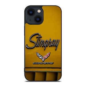 CORVETTE STINGRAY LOGO YELLOW iPhone 14 Plus Case Cover CORVETTE STINGRAY LOGO YELLOW iPhone 14 Plus Case Cover