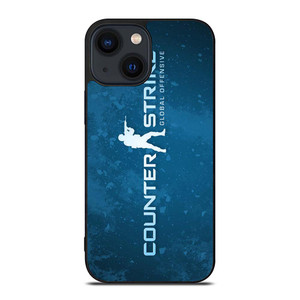 COUNTER STRIKE CSGO LOGO BLUE iPhone 14 Plus Case Cover COUNTER STRIKE CSGO LOGO BLUE iPhone 14 Plus Case Cover