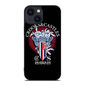 CROOKS AND CASTLES HAWAII LOGO iPhone 14 Plus Case Cover CROOKS AND CASTLES HAWAII LOGO iPhone 14 Plus Case Cover