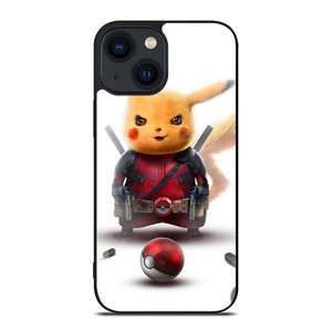 DEADPOOL PIKACHU POKEMON iPhone 14 Plus Case Cover