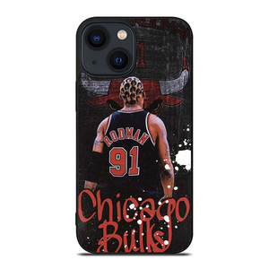 DENNIS RODMAN CHICAGO BULLS RETRO iPhone 14 Plus Case Cover DENNIS RODMAN CHICAGO BULLS RETRO iPhone 14 Plus Case Cover