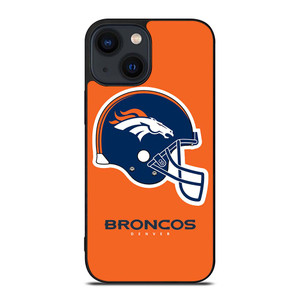 DENVER BRONCOS NFL HELMET iPhone 14 Plus Case Cover DENVER BRONCOS NFL HELMET iPhone 14 Plus Case Cover