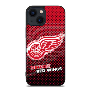 DETROIT RED WINGS HALFTONE EFFECT iPhone 14 Plus Case Cover