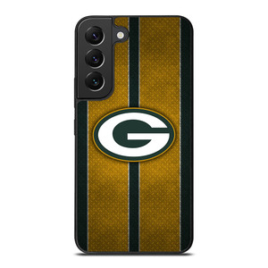 GREEN BAY PACKERS NFL METAL STRIPE Samsung Galaxy S22 Plus Case Cover