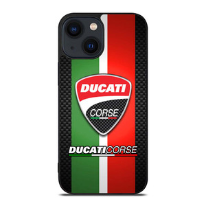 DUCATI CORSE CARBON LOGO iPhone 14 Plus Case Cover