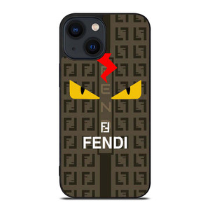 FENDI ROMA EYES LOGO iPhone 14 Plus Case Cover