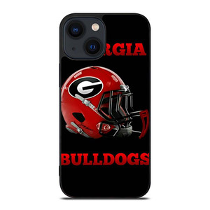 GEORGIA BULLDOGS FOOTBALL HELMET iPhone 14 Plus Case Cover