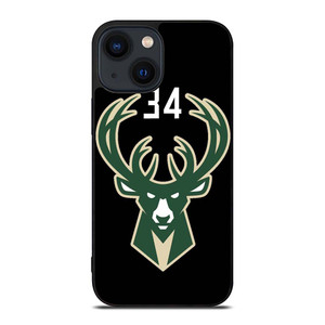GIANNIS ANTETOKOUNMPO MILWAUKEE BUCKS LOGO iPhone 14 Plus Case Cover