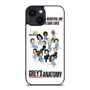 GREY'S ANATOMY ALL CARTOON iPhone 14 Plus Case Cover