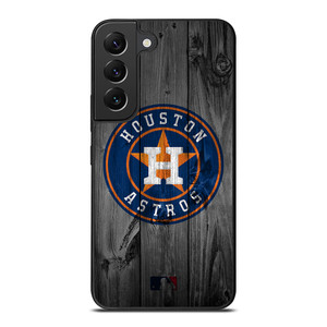 HOUSTON ASTROS BASEBALL MLB WOOD LOGO Samsung Galaxy S22 Plus Case Cover