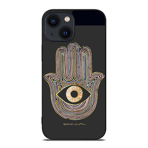 HAMSA EVIL EYE HAND OF FATIMA LOGO iPhone 14 Plus Case Cover