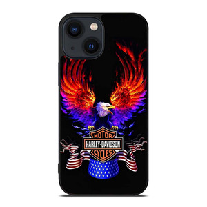 HARLEY DAVIDSON FLAME SWING iPhone 14 Plus Case Cover