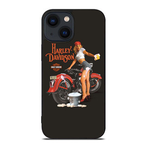 HARLEY DAVIDSON SEXY GIRL iPhone 14 Plus Case Cover