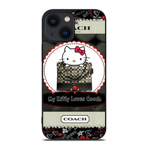 HELLO KITTY LOVES COACH iPhone 14 Plus Case Cover