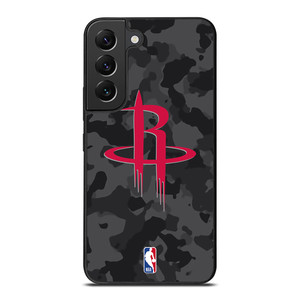 HOUSTON ROCKETS BLACK CAMO Samsung Galaxy S22 Plus Case Cover