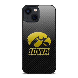 IOWA HAWKEYES CARBON iPhone 14 Plus Case Cover