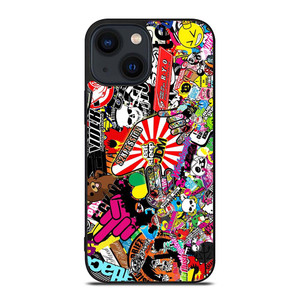 JDM STICKER BOMB COLLAGE iPhone 14 Plus Case Cover