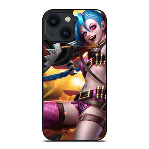 JINX LEAGUE OF LEGENDS iPhone 14 Plus Case Cover JINX LEAGUE OF LEGENDS iPhone 14 Plus Case Cover