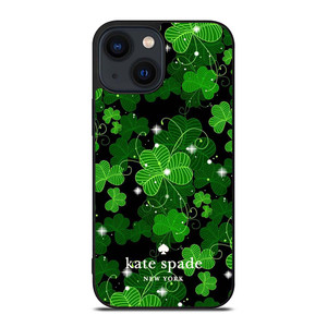 KATE SPADE GREEN LEAFS iPhone 14 Plus Case Cover