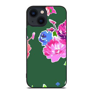 KATE SPADE NEW YORK GREEN FLORAL iPhone 14 Plus Case Cover