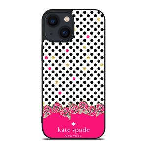 KATE SPADE PINK POLKADOTS iPhone 14 Plus Case Cover