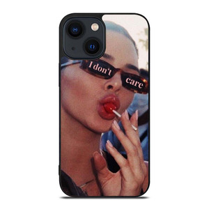 KENDALL JENNER I DON'T CARE iPhone 14 Plus Case Cover KENDALL JENNER I DON'T CARE iPhone 14 Plus Case Cover