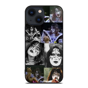 KISS BAND ACE FREHLEY COLLAGE iPhone 14 Plus Case Cover