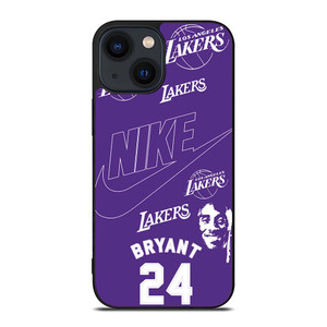KOBER BRYANT LAKERS NIKE PURPLE iPhone 14 Plus Case Cover KOBER BRYANT LAKERS NIKE PURPLE iPhone 14 Plus Case Cover