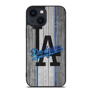 LA LOS ANGELES DODGERS WOODEN LOGO iPhone 14 Plus Case Cover LA LOS ANGELES DODGERS WOODEN LOGO iPhone 14 Plus Case Cover