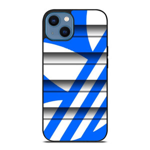 ADIDAS SLICED LOGO BLUE iPhone 14 Case Cover ADIDAS SLICED LOGO BLUE iPhone 14 Case Cover