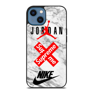 AIR JORDAN MARBLE SUPREME NIKE iPhone 14 Case Cover AIR JORDAN MARBLE SUPREME NIKE iPhone 14 Case Cover