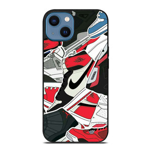 AIR JORDAN NIKE COLLAGE 2 iPhone 14 Case Cover