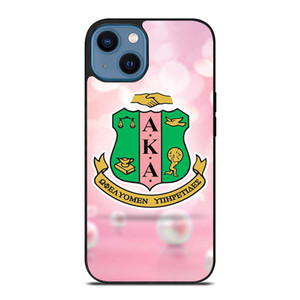 AKA PINK AND GREEN LOGO 2 iPhone 14 Case Cover AKA PINK AND GREEN LOGO 2 iPhone 14 Case Cover