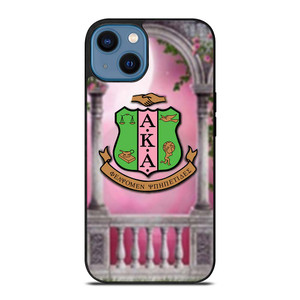 AKA PINK AND GREEN LOGO iPhone 14 Case Cover AKA PINK AND GREEN LOGO iPhone 14 Case Cover
