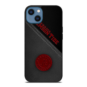 ALABAMA CRIMSON TIDE LEATHER iPhone 14 Case Cover