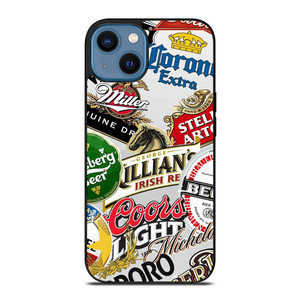 ALL BEER BRAND LOGO iPhone 14 Case Cover