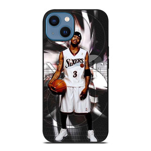 ALLEN IVERSON 3 SIXERS NBA iPhone 14 Case Cover ALLEN IVERSON 3 SIXERS NBA iPhone 14 Case Cover