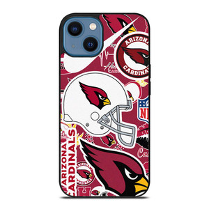 ARIZONA CARDINALS NFL STICKER BOMB iPhone 14 Case Cover ARIZONA CARDINALS NFL STICKER BOMB iPhone 14 Case Cover