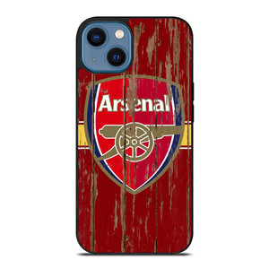 ARSENAL FC WOODEN LOGO iPhone 14 Case Cover ARSENAL FC WOODEN LOGO iPhone 14 Case Cover
