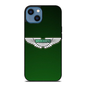 ASTON MARTIN GREEN CARBON iPhone 14 Case Cover ASTON MARTIN GREEN CARBON iPhone 14 Case Cover