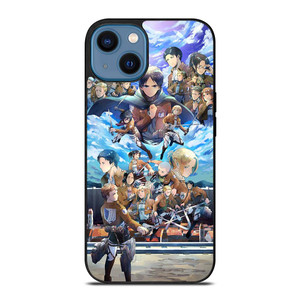 ATTACK ON TITAN ANIME CHARACTER iPhone 14 Case Cover ATTACK ON TITAN ANIME CHARACTER iPhone 14 Case Cover