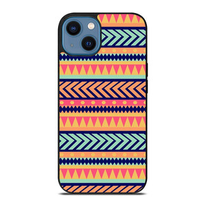 AZTEC TRIBAL PATTERN iPhone 14 Case Cover AZTEC TRIBAL PATTERN iPhone 14 Case Cover